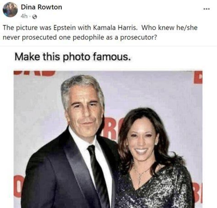 Kamala Harris and Jeffrey Epstein Photos: A Closer Look